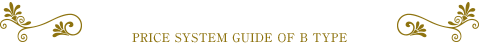 Bタイプ料金表